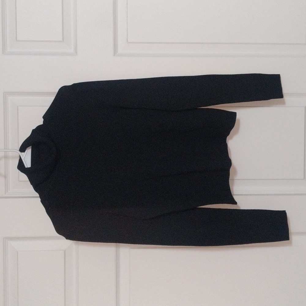 #27.NWT Vintage bonnie and bill by holly Women's Black Turtle neck Sweater. XL